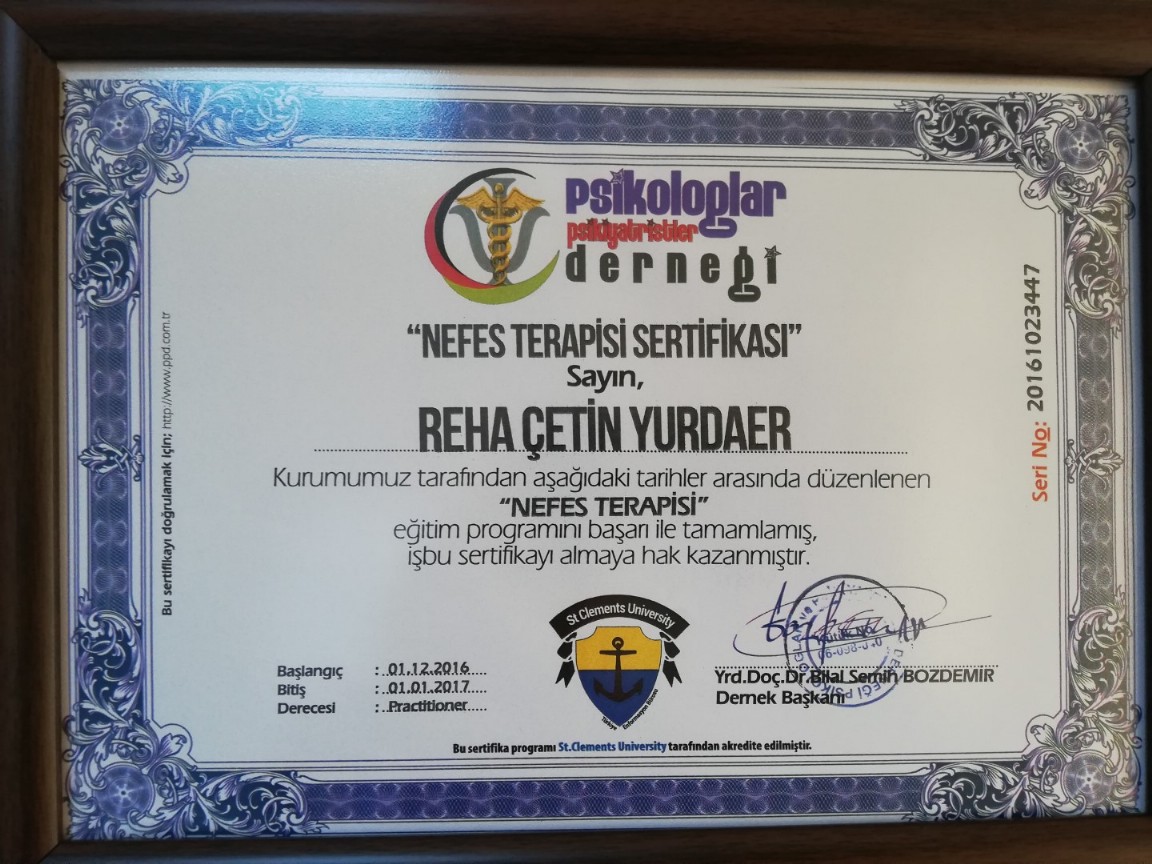 SERTİFİKALAR