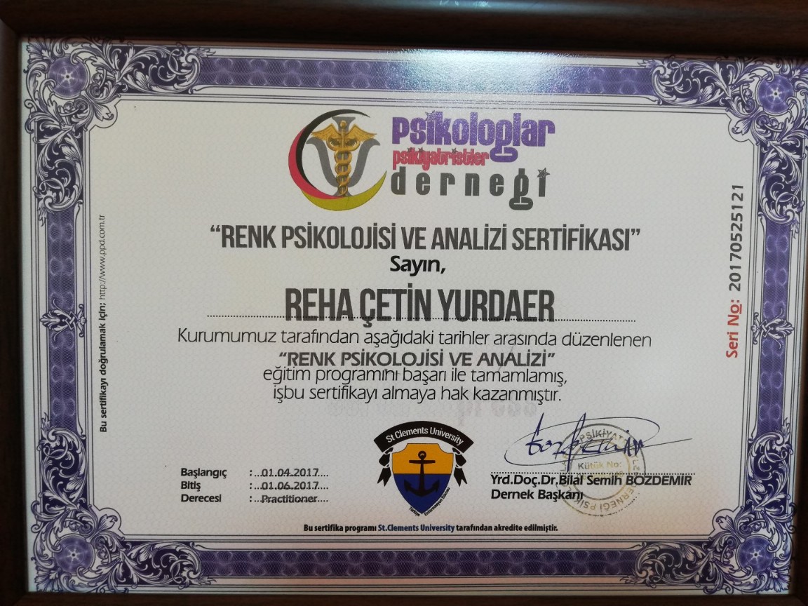 SERTİFİKALAR
